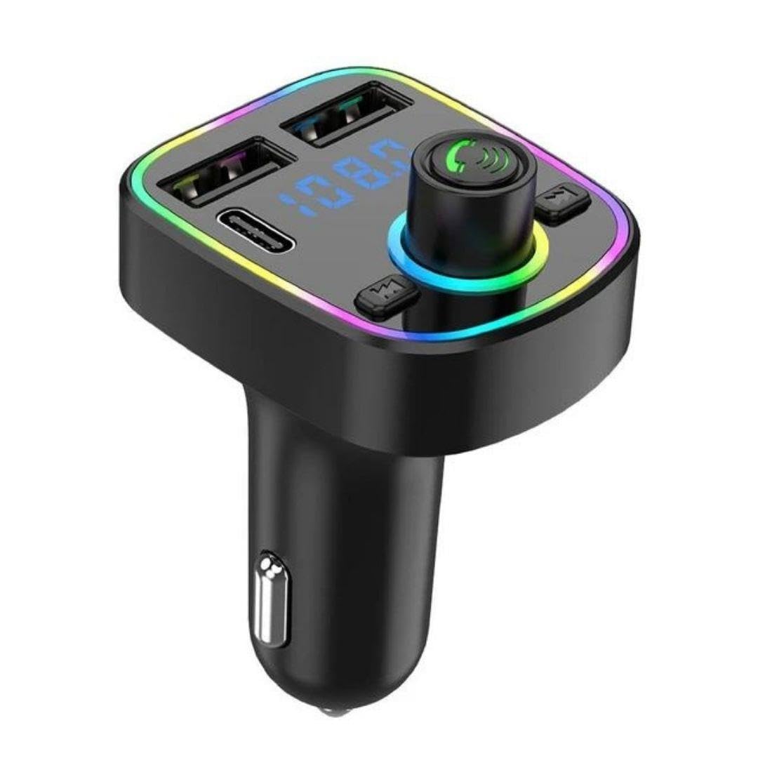 Cosmostech Car C2 Araç Fm Transmitter 5.3 Bluetooth Araç Kiti Hızlı Şarj Qc 3.1 Çift USB ve TYPE-C Mp3 Sd Kart Çakmaklık Girişli Oto Müzik Çalar
