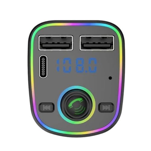 Cosmostech Car C2 Araç Fm Transmitter 5.3 Bluetooth Araç Kiti Hızlı Şarj Qc 3.1 Çift USB ve TYPE-C Mp3 Sd Kart Çakmaklık Girişli Oto Müzik Çalar