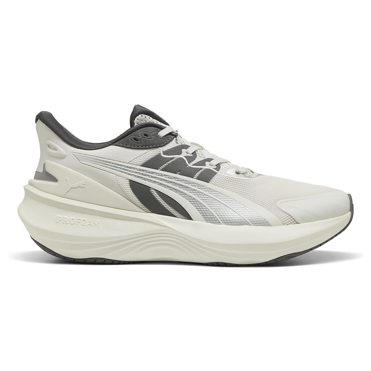 PUMA Pulse Pro Erkek/Unisex Koşu Ayakkabısı, Feather Gray-Cool Dark Gray, 43 EU