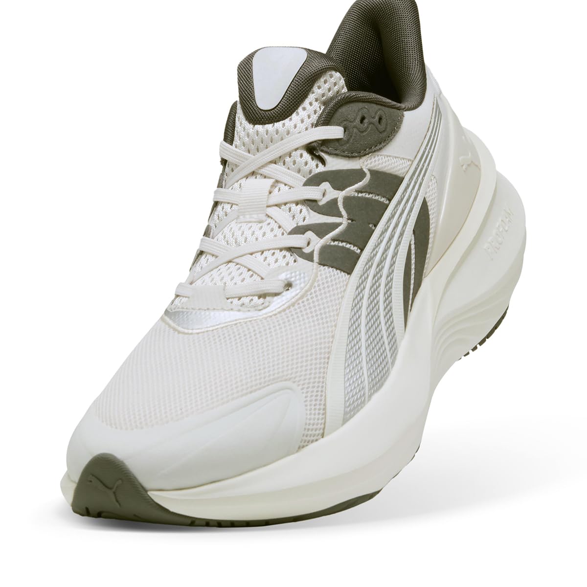 PUMA Pulse Pro Erkek/Unisex Koşu Ayakkabısı, Feather Gray-Cool Dark Gray, 43 EU