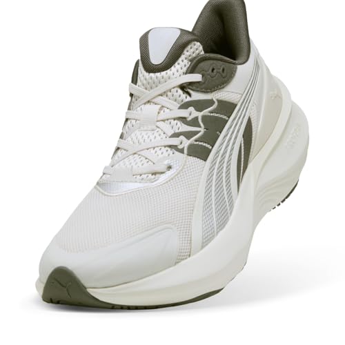 PUMA Pulse Pro Erkek/Unisex Koşu Ayakkabısı, Feather Gray-Cool Dark Gray, 43 EU