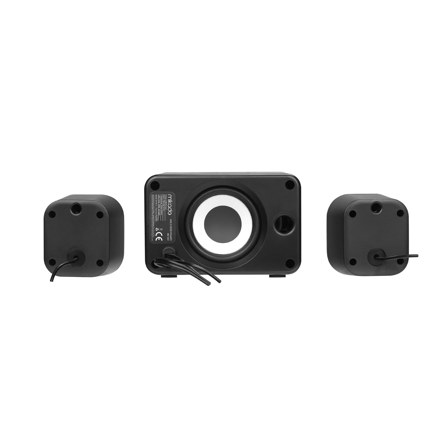 Mikado MD-511 5W+3W×2 USB RGB Ledli 2.1 Gaming Oyuncu Ses Ayarlı Speaker Hoparlör