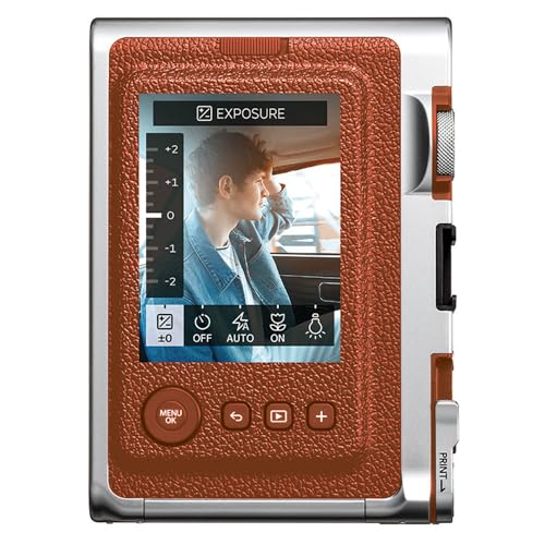 Instax Mini Evo Kahverengi Fotoğraf Makinesi ve 10'lu Film