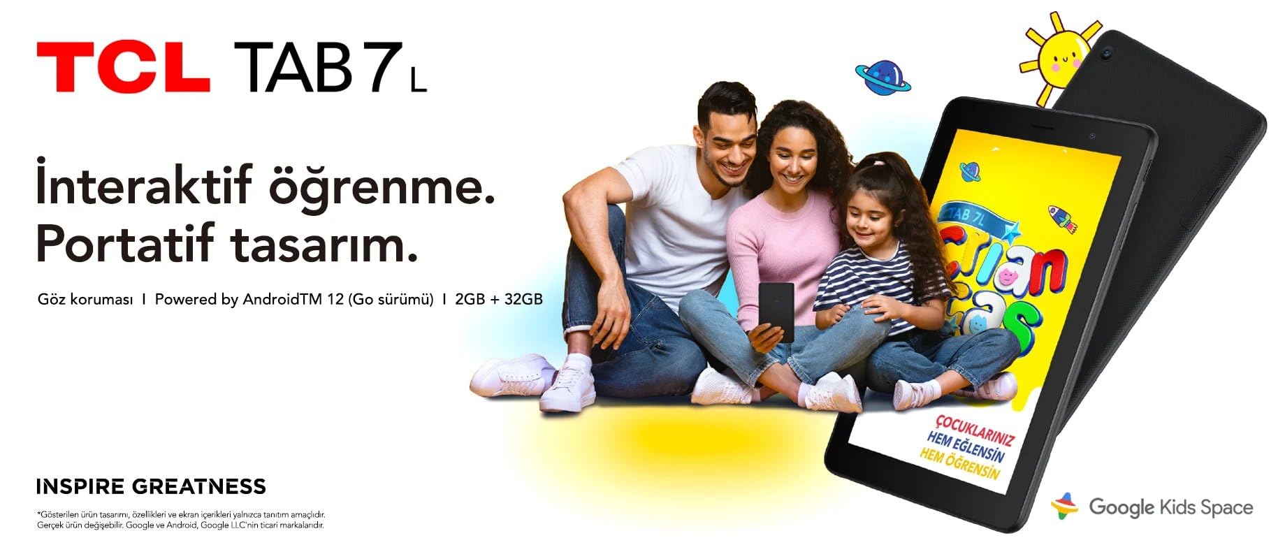 TCL TAB 7 L Family Edition 9309X 2/32 GB TABLET (KILIFLI) blue