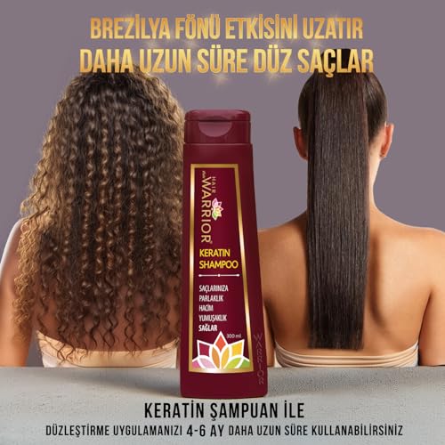 Keratin Şampuan Hair Cold Warrior® Kuru ve Aşırı Yıpranmış Saçlar için Keratinli Saç Bakım Bitkisel E Vitaminli Bakımı Şampuanları Keratin Saç Tedavi Bakımı Ürünleri