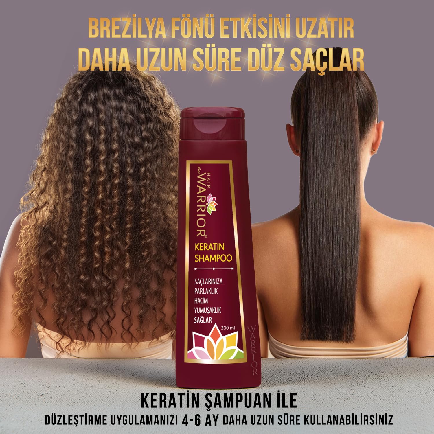 Keratin Şampuan Hair Cold Warrior® Kuru ve Aşırı Yıpranmış Saçlar için Keratinli Saç Bakım Bitkisel E Vitaminli Bakımı Şampuanları Keratin Saç Tedavi Bakımı Ürünleri