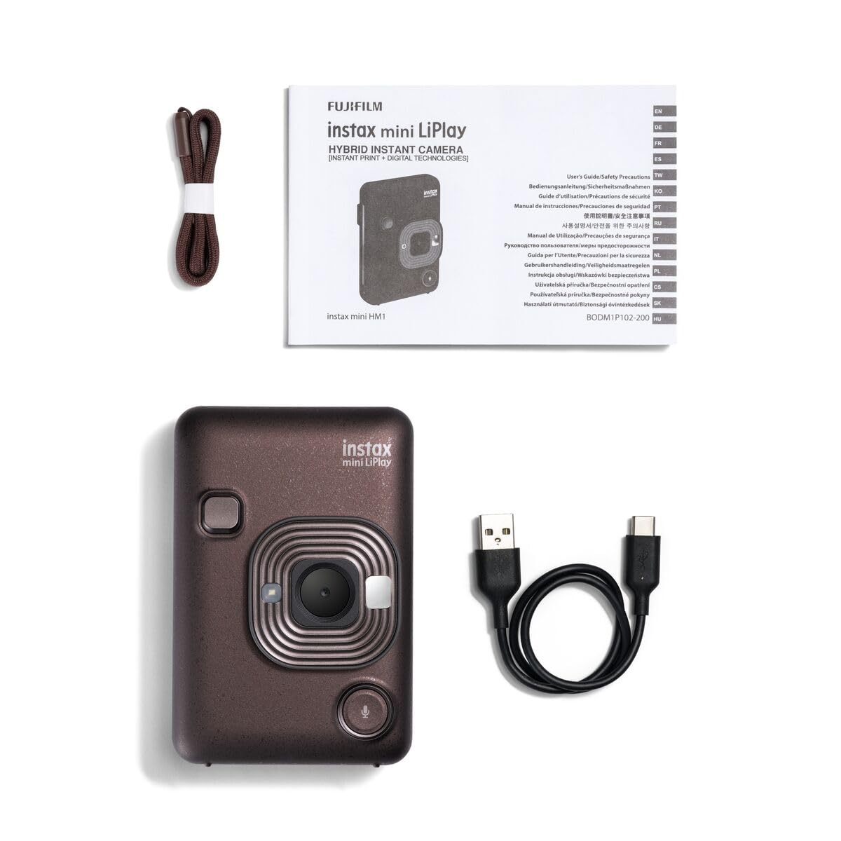 Instax mini LiPlay Deep Bronze Fotoğraf Makinesi