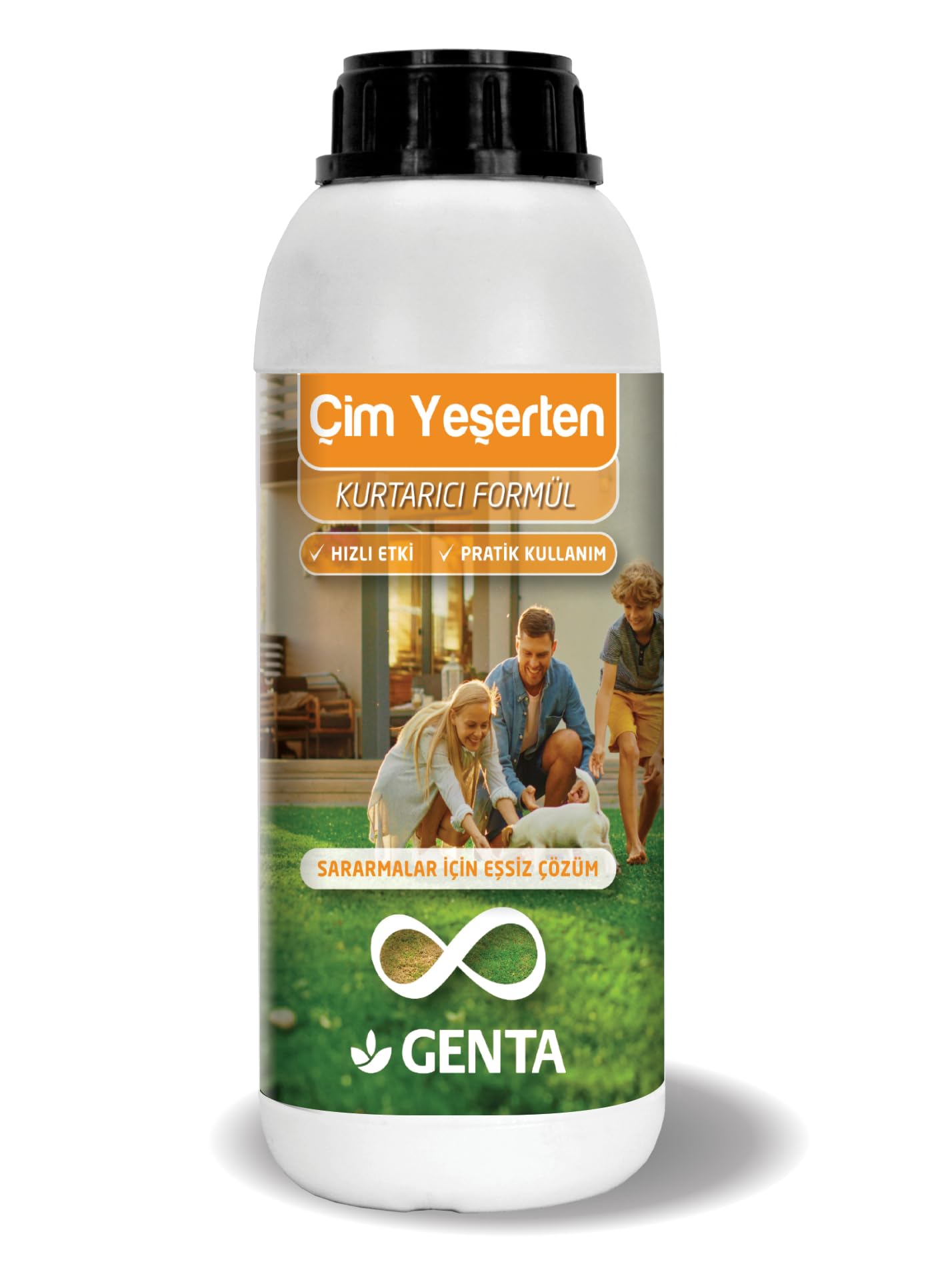 Genta Çim Yeşerten 1 Lt. - Sararma Önleyici Kurtarıcı Formül