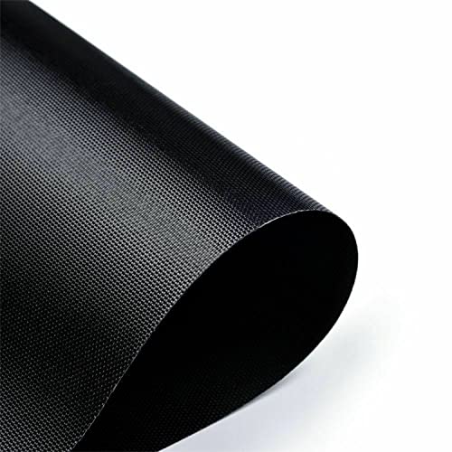 BlueFox Yanmaz Yapışmaz Mangal Pişirme Örtüsü "GRILLMAT" - 40 cm Genişlik, 0.30mm Kalınlık, Siyah Renk (50x40cm)