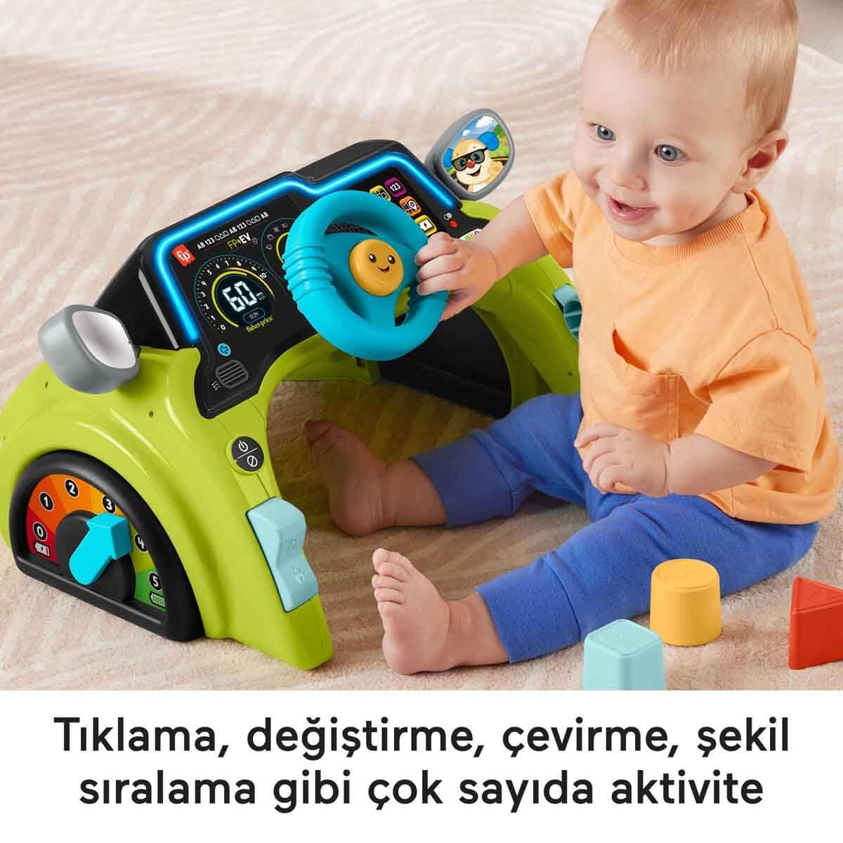 Fisher-Price Eğlen ve Öğren İlk Arabam Fisher-Price Eğlen ve Öğren bebek ve yürüme çağındaki çocuklar için birden fazla dil desteğine sahip eğitici İlk Arabam Aktivite Merkezi HYR91