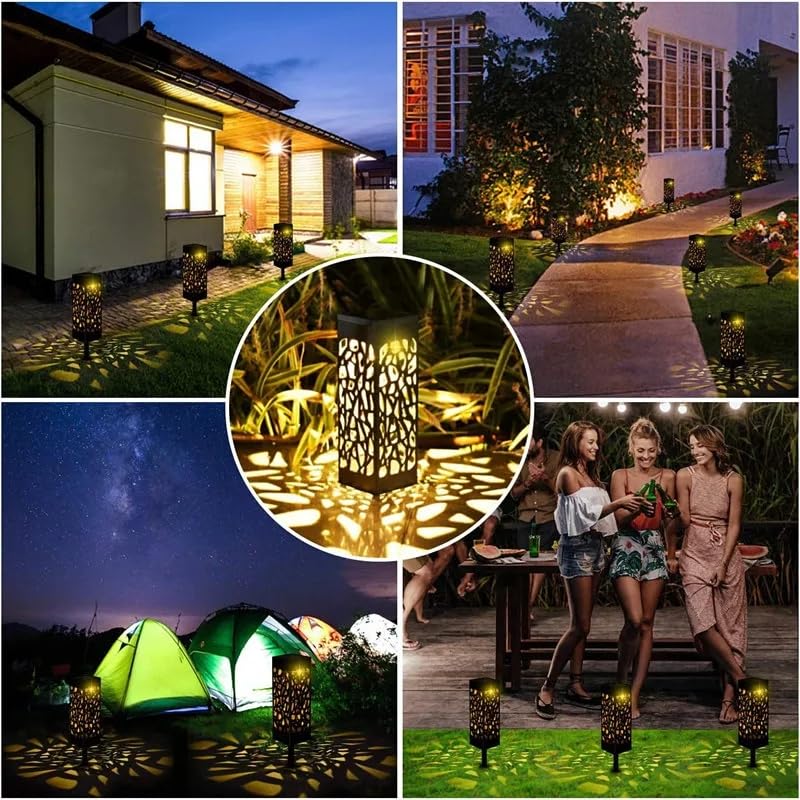 forlife 4'lü Set Güneş Enerjili Solar, GÜN IŞIĞI, Yürüyüş Yolu Bahçe Işıkları, Güneş LED Işıkları, Bahçe, Teras, Çim, Havuz, Yol için Peyzaj Aydınlatması