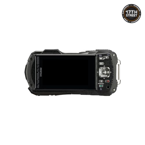 Pentax WG-90 Su Geçirmez Dijital Fotoğraf Makinesi (Mavi) | 32GB Extreme UHS-I SDHC Hafıza Kartı ve