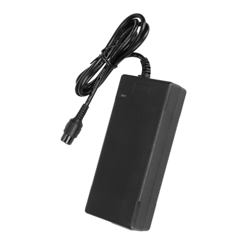 lifcasual 42V 2A Şarj Aletleri Elektrikli B ce Scooter Şarj Aletleri Adaptörü 36V Lityum Pil için 3-Prong Inline,Black EU Plug