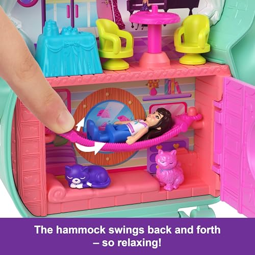 POLLY POCKET™ KEDİCİK YELKENDE™ Mikro Oyun Seti Polly Pocket Kedicik Yelkende mikro oyun seti, 1 mik
