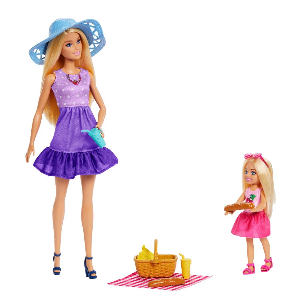 Barbie Malibu ve Chelsea Kıyafetleri ve Aksesuarları Barbie Aile ve Dostlar serisi bebekler ve akses
