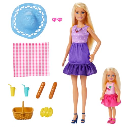 Barbie Malibu ve Chelsea Kıyafetleri ve Aksesuarları Barbie Aile ve Dostlar serisi bebekler ve akses