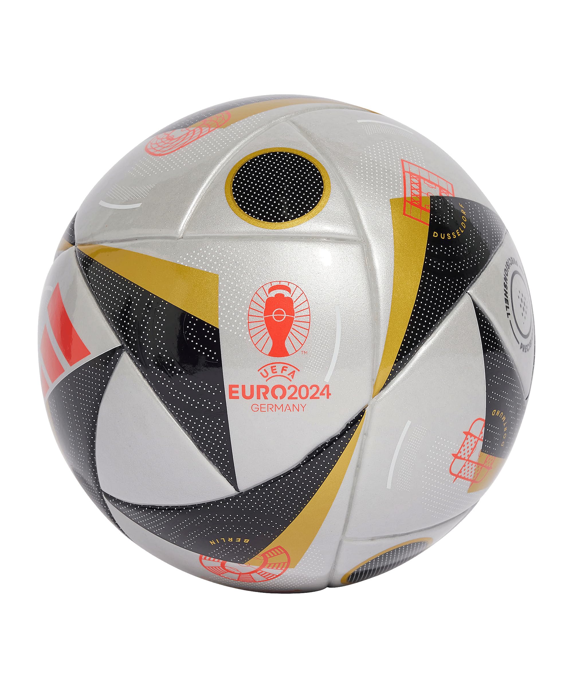 adidas EURO24 MINI F Üniseks Yetişkin Top, silver met., 1