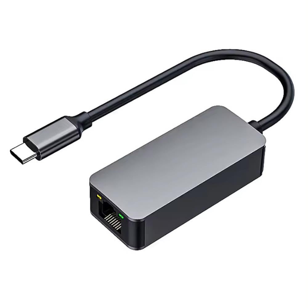 PrimeX PX-4752 Type C To Gigabit Ethernet, Type C to RJ45 10/100/1000/2500Mbps Gigabit İnternet Çevirici, TypeC to Ethernet Dönüştürücü Adaptör