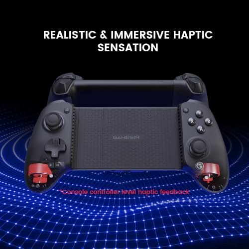 GameSir G8 Plus Bluetooth Mobile Game Controller for Switch & iOS & Android & Tablets, Wireless Gamepad with Hall Effect Joysticks/Hall Trigger, Play Minecraft, Genshin Impact, Call of Duty Mobile
