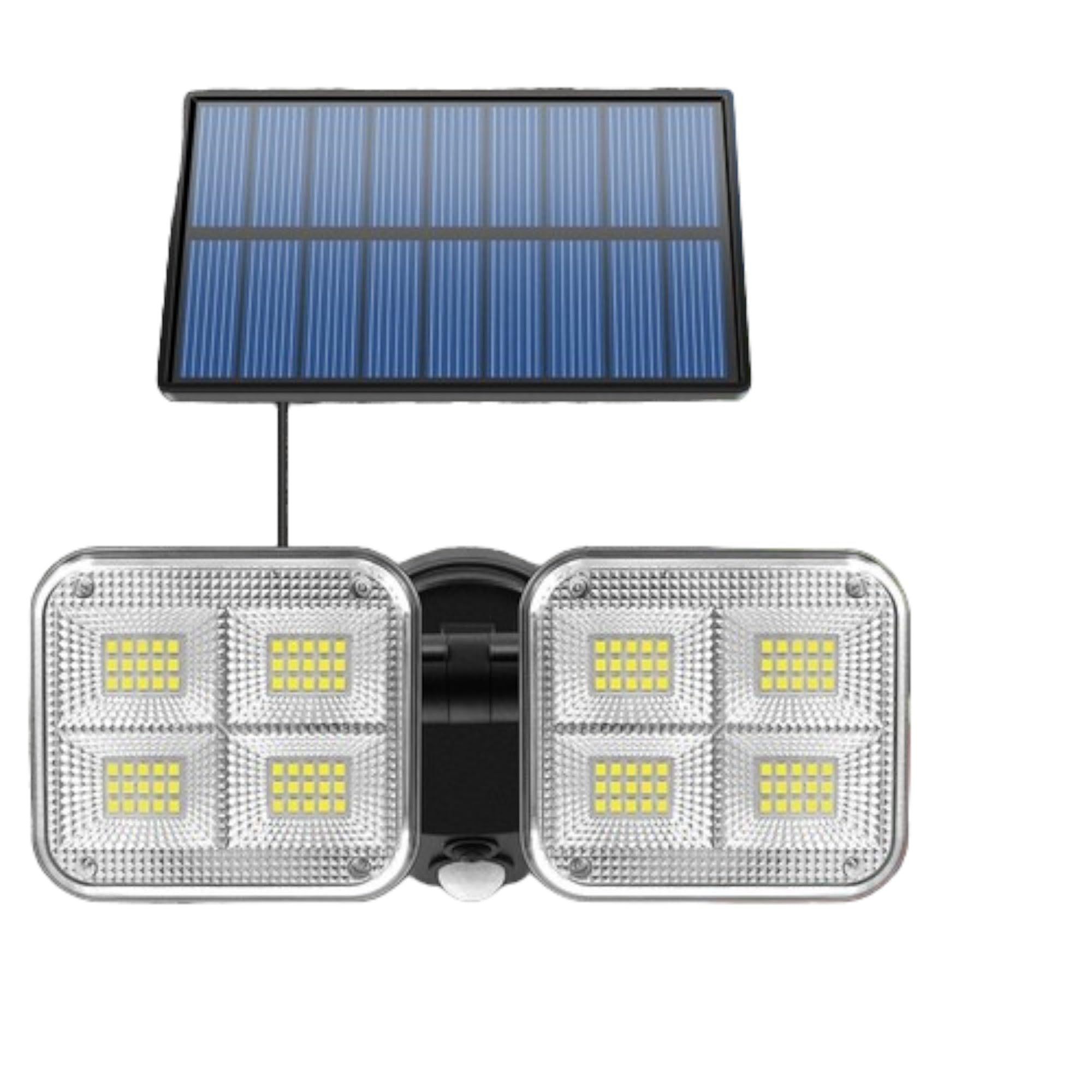 Kenly 20 LED Solar Lamba 20W, Hareket Sensörlü, Güneş Enerjili Dış Mekan Aydınlatma, Su Geçirmez Bahçe ve Duvar Lambası