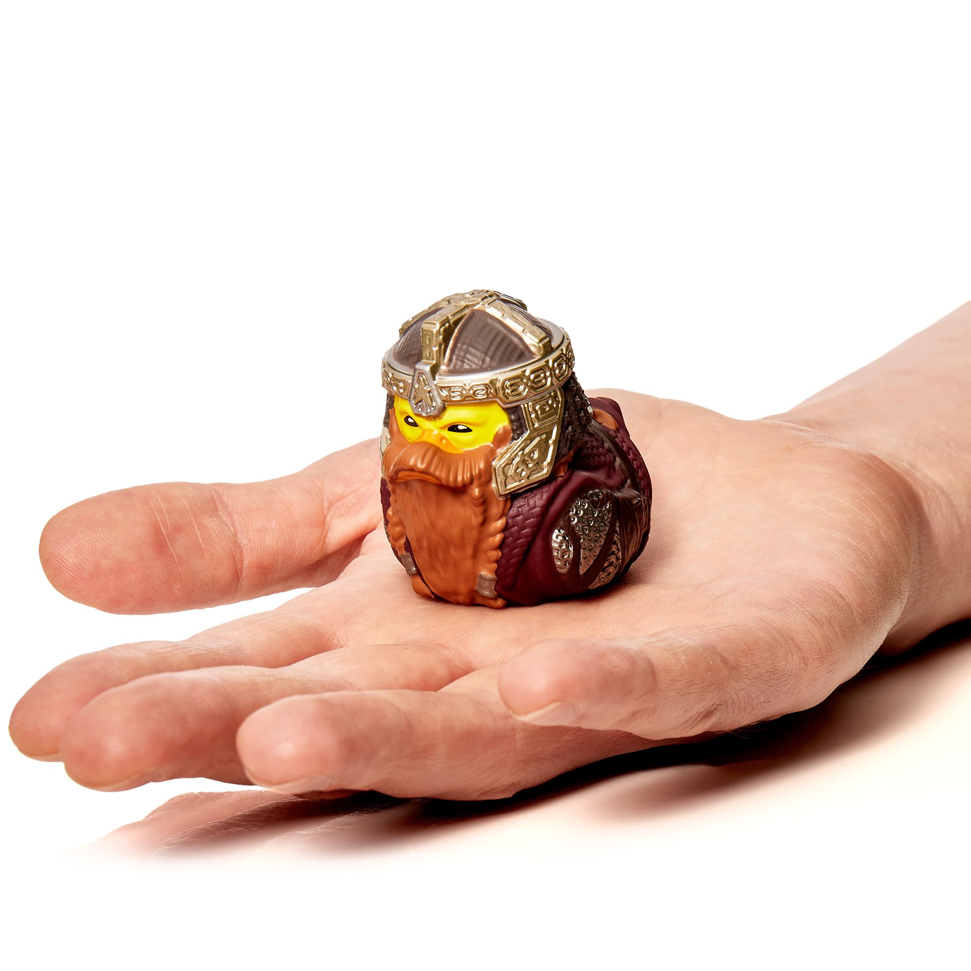 TUBBZ Mini Gimli Koleksiyon Vinil Kauçuk Ördek Figürü - Resmi Yüzüklerin Efendisi Ürünü - Bilim Kurgu Fantastik Kitaplar ve Filmler