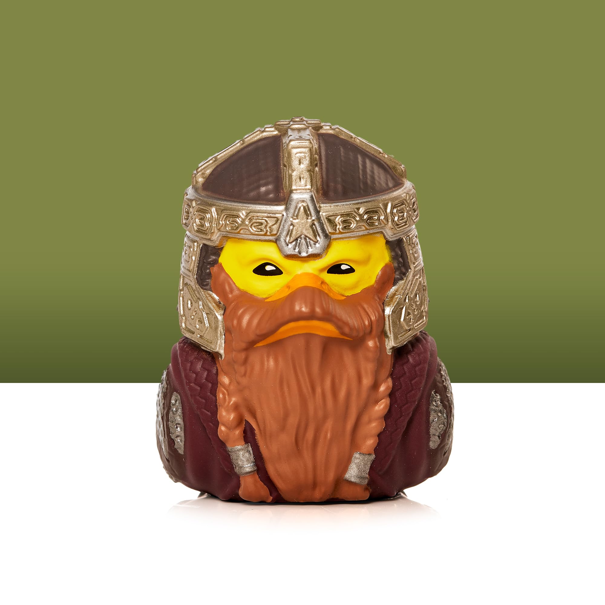 TUBBZ Mini Gimli Koleksiyon Vinil Kauçuk Ördek Figürü - Resmi Yüzüklerin Efendisi Ürünü - Bilim Kurgu Fantastik Kitaplar ve Filmler