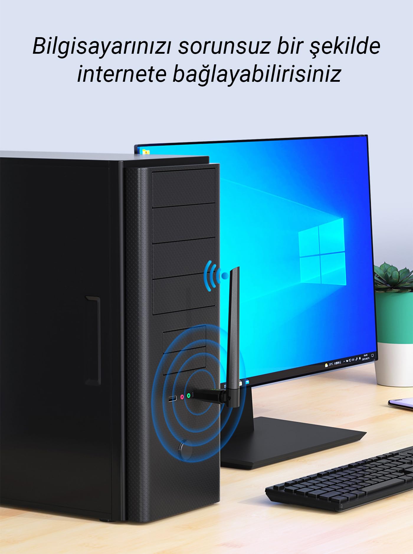 DM AD081 150 Mbps USB Wireless Adaptör Wifi Alıcı Verici Access Point