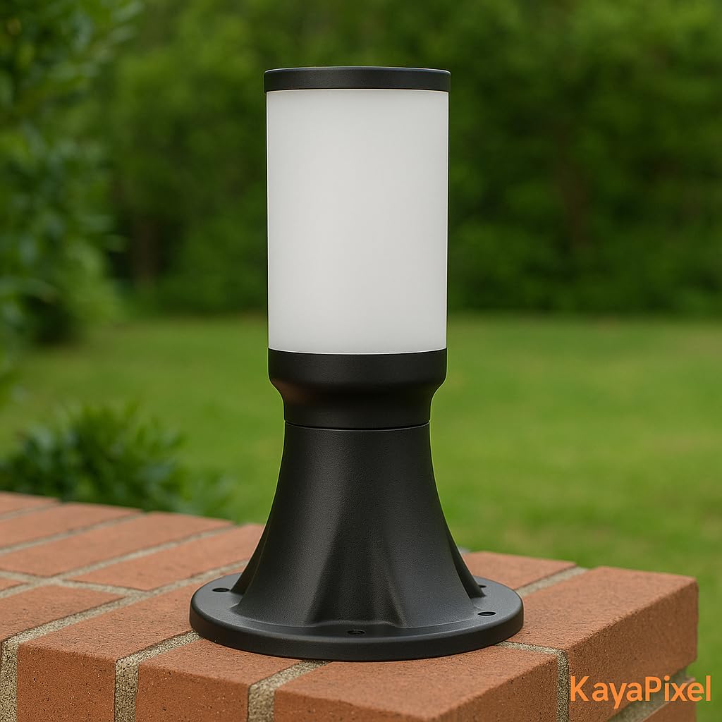 ZİTA Kule Kale Bahçe Lambası 34 cm | E27 Duy | IP54 Su Geçirmez Dış Mekan Aydınlatma | Dekoratif Bahçe ve Yol Lambası | Ampul Hariç | Ürün Kodu: 237