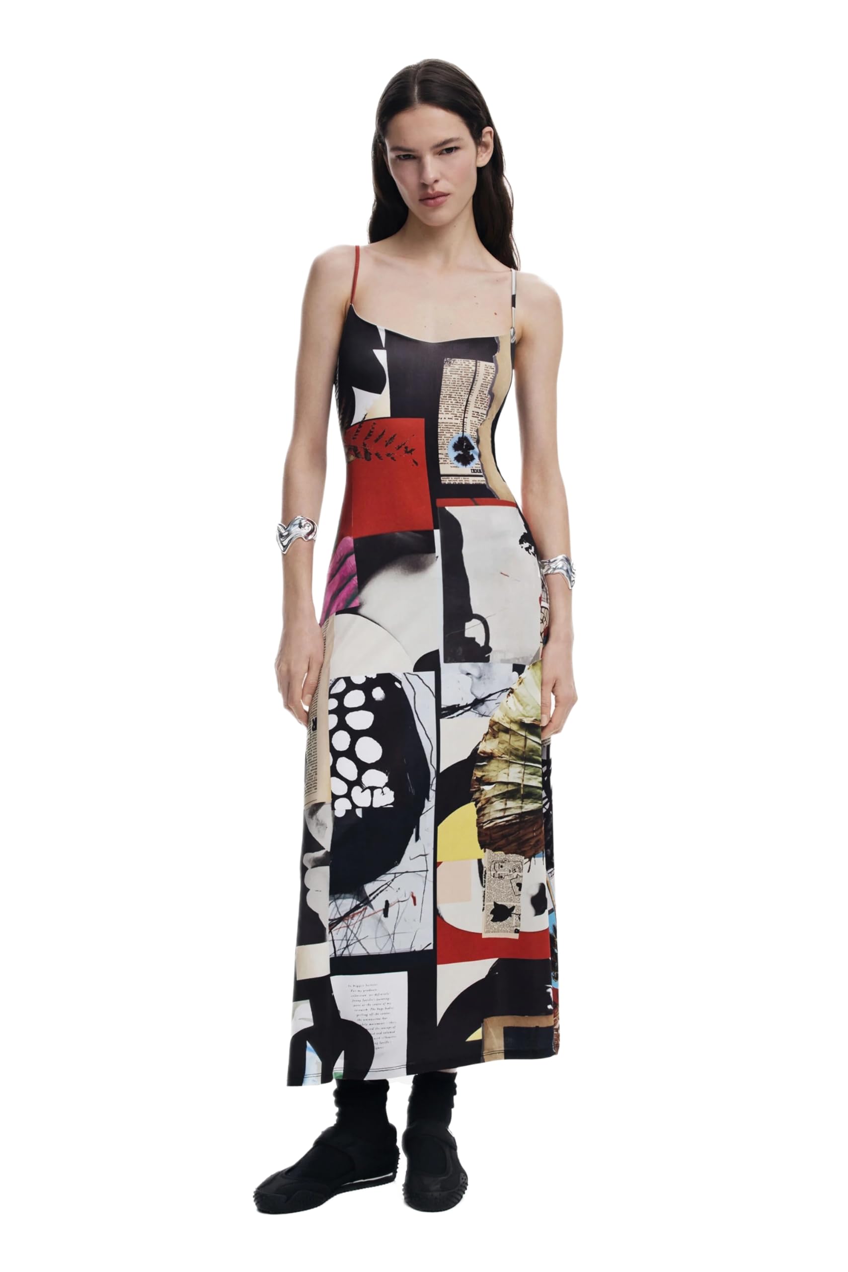 Desigual Bay Christian Lacroix Tarafından Tasarlanan Kadın Elbisesi, Malzeme Kaplamaları, S