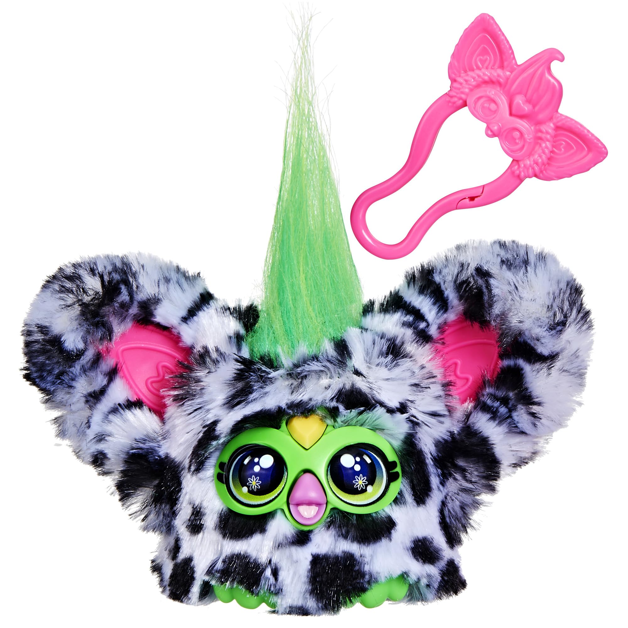 Furby Furblets Moo-Boo Mini Friend, Kızlar ve Erkekler için Elektronik Peluş Oyuncaklar, İnek, Siyah ve Beyaz, Mobilya Konuşuyor ve Müzik Çalar, Seri 5, Okula Dönüş Hediyeleri, 6 Yaş ve Üzeri