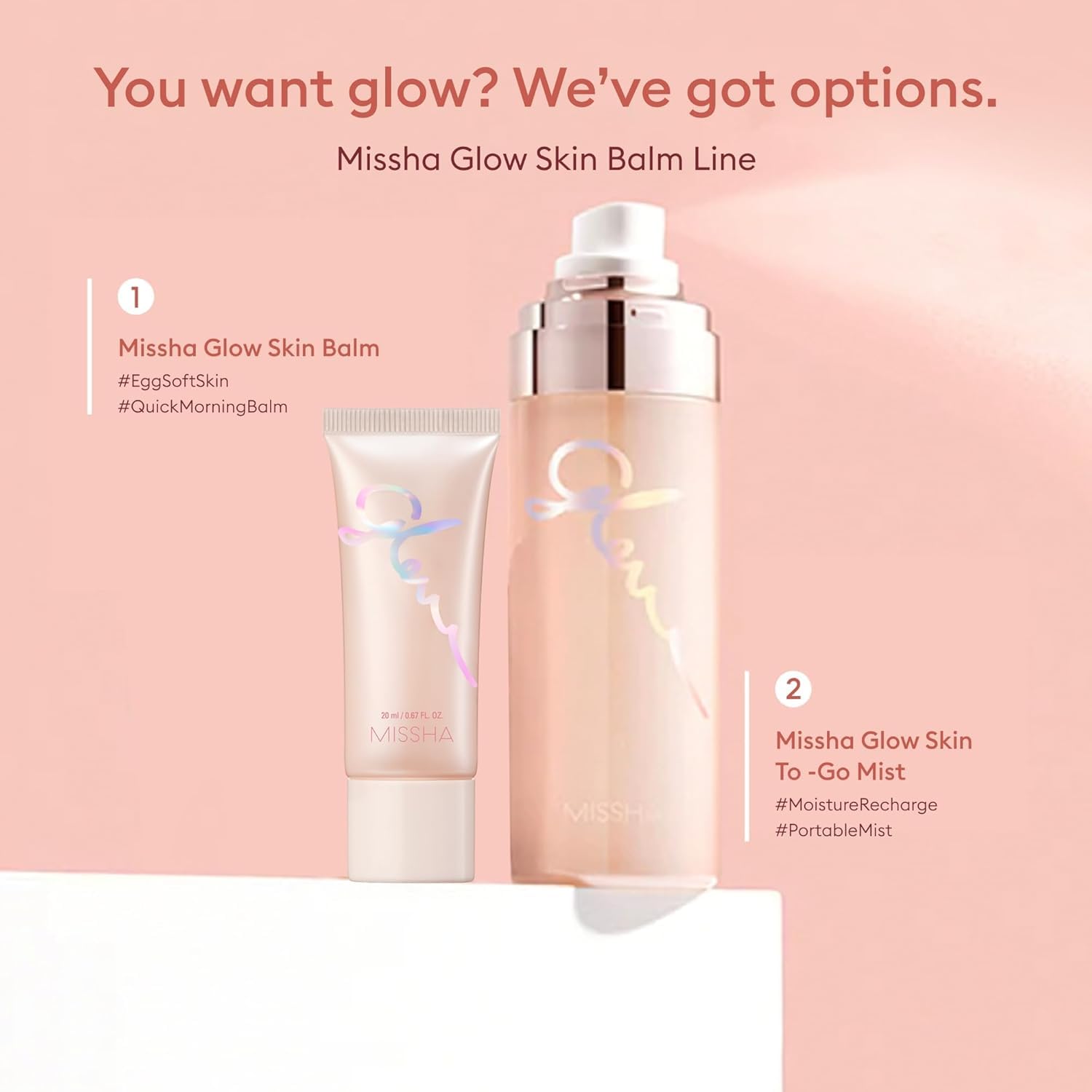 MISSHA Parlak ve Pürüzsüz Görünüm Sağlayan Nemlendirici Cilt Bakım Balmı Glow Skin Balm 20 mililitre