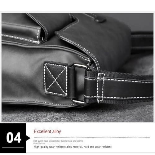 homelifestyle® Style Serisi 11" Nubuk Pu Deri Erkek Tablet & Evrak Çantası - Gri (10 * 31 * 21 cm)