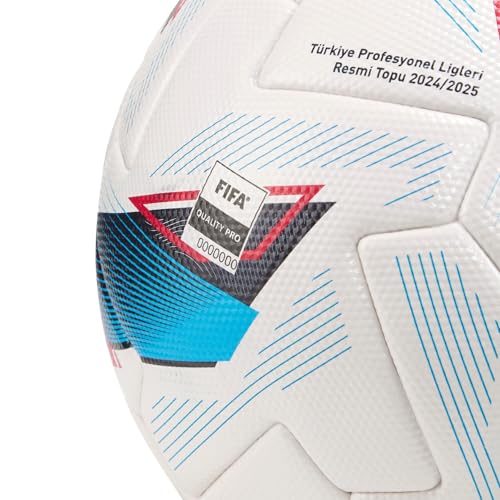 PUMA Erkek/Unisex Orbita Süper Lig 1 (FIFA Pro-Puma White-PUMA Red-PUMA Black Match Balls 5