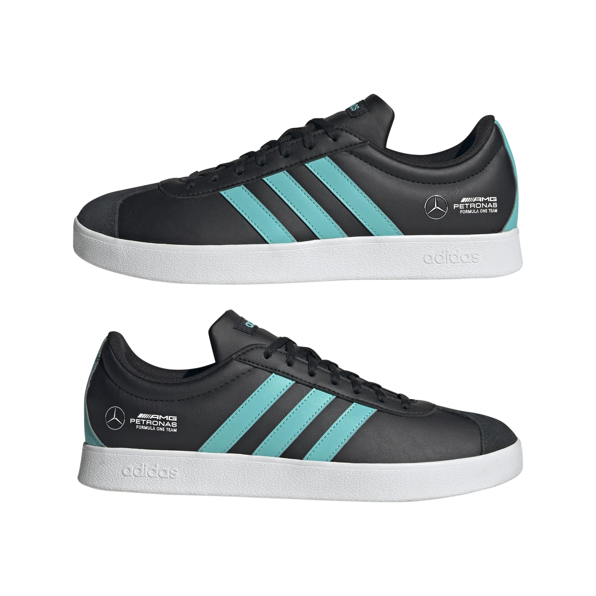 adidas VL COURT MER Unisex Ayakkabı Düşük Bilek (Futbol Dışı), Siyah, 46