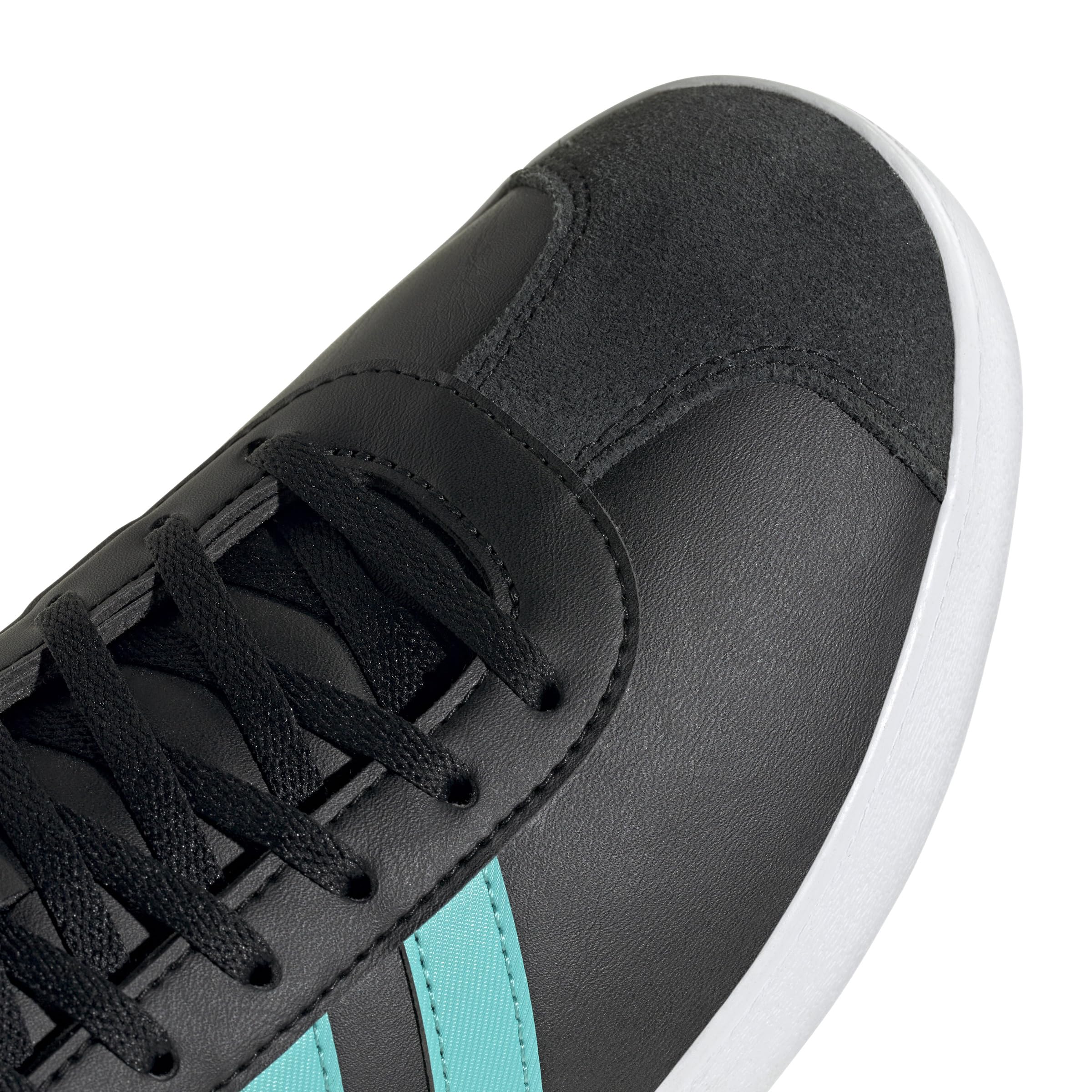 adidas VL COURT MER Unisex Ayakkabı Düşük Bilek (Futbol Dışı), Siyah, 46