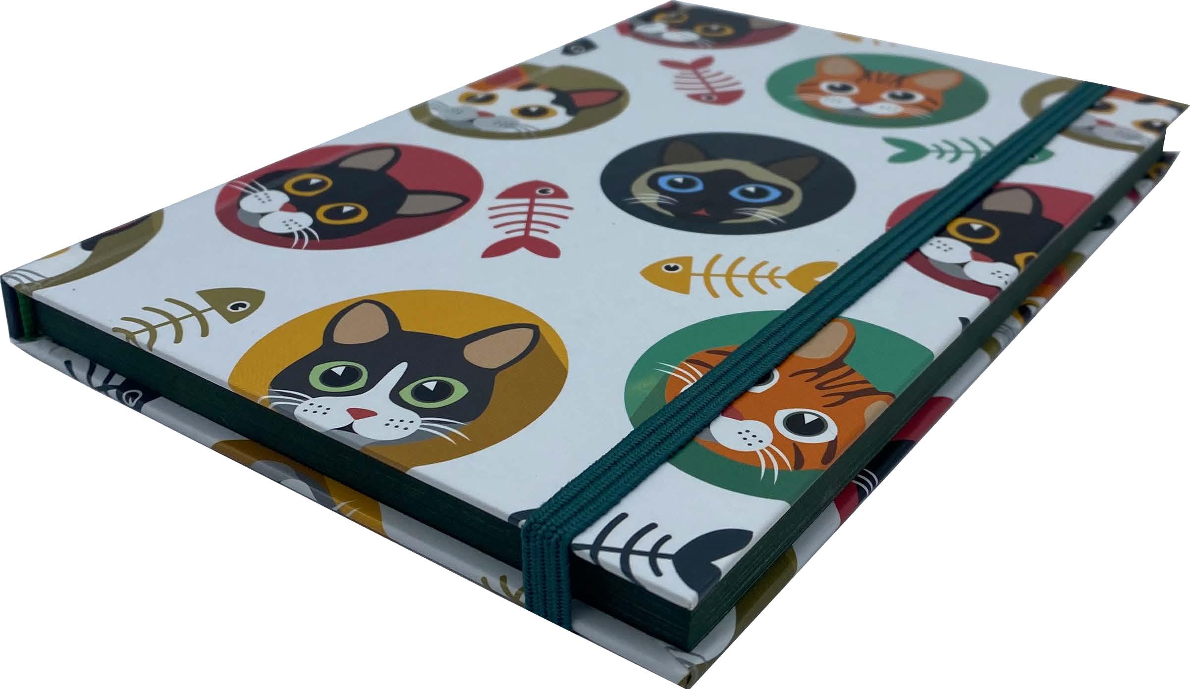 Kılçıklı Kediler Çizgisiz Defter