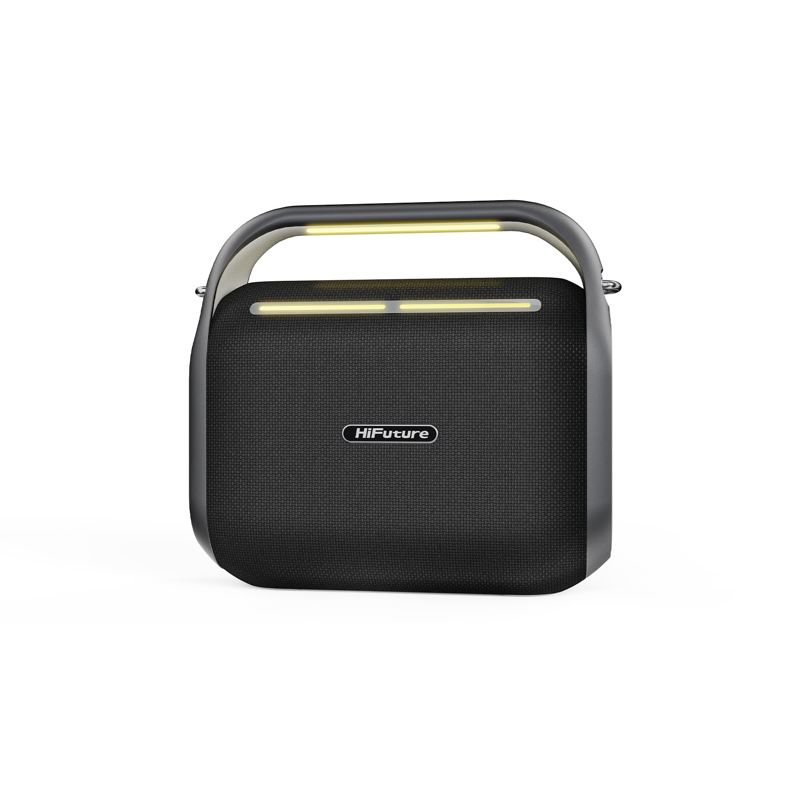 HiFuture MusicBox 200 100W Bluetooth 5.0 BT/USB/SD Kart/AUX Girişli Mikrofonlu Karaoke Sistemi Kablosuz Hoparlör Siyah