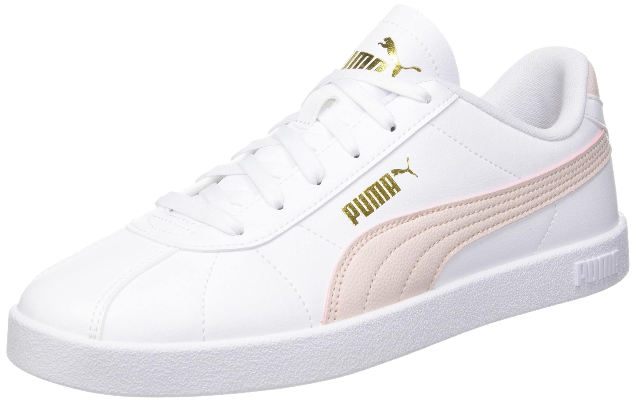 PUMA Erkek/Unisex Puma Club II SL-PUMA White-Island Pink-PUMA Gold Low Boot 43