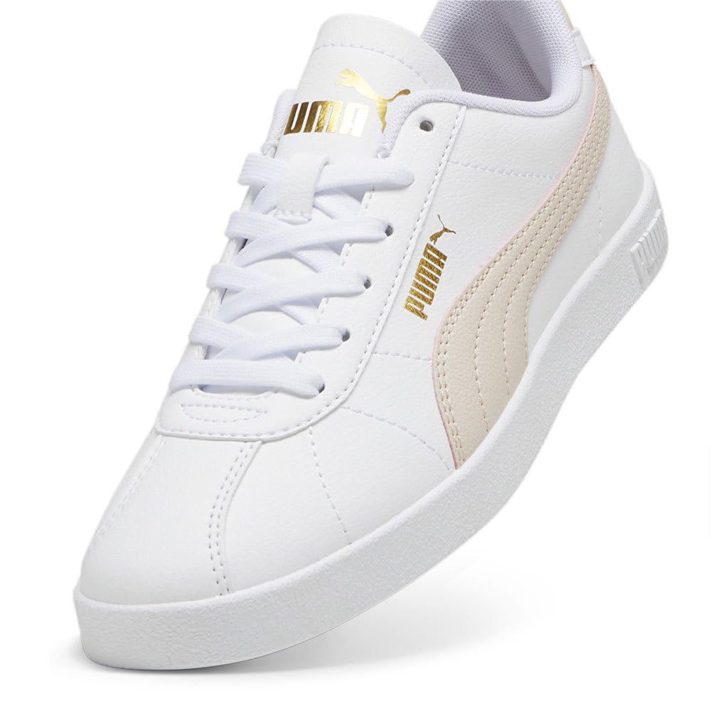 PUMA Erkek/Unisex Puma Club II SL-PUMA White-Island Pink-PUMA Gold Low Boot 43
