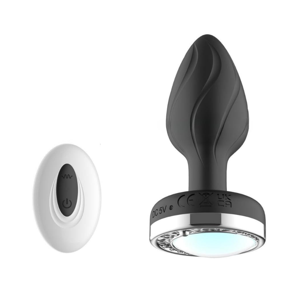 Kablosuz Giyilebilir Işıklı But Plug Titreşimli Şarjlı Gizli Kargo