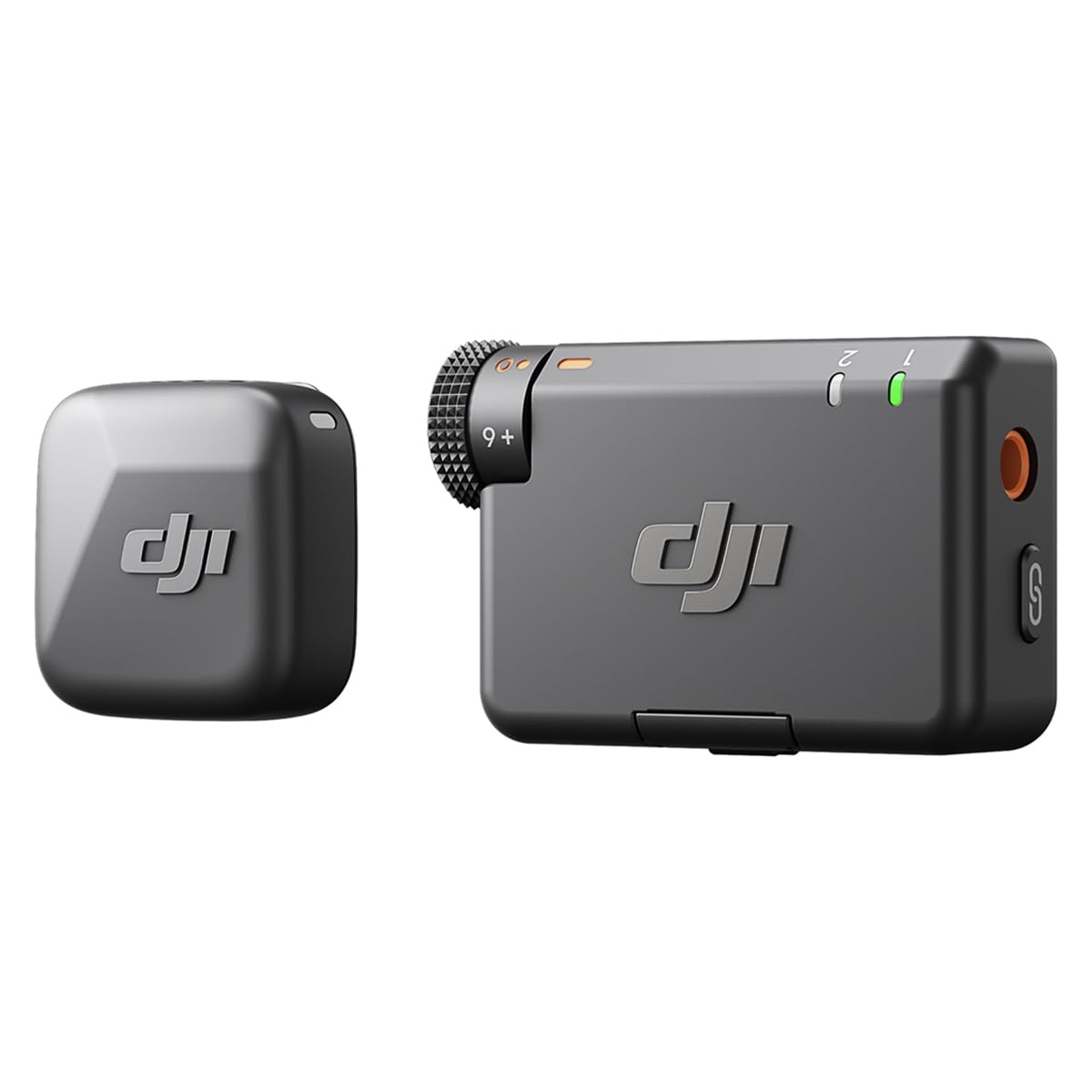 DJI MIC Mini (1 Tx + 1 Rx), Ultra Hafif, Yüksek Kaliteli Ses, Gürültü İptali, Otomatik Limit, Kamera/Iphone/Android İçin Kablosuz Mikrofon, Vlog, Akış, 400 Metre İletim