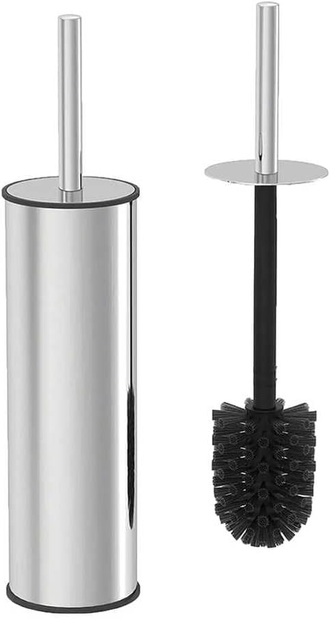 Orret Home Metal WC Fırçası, Krom Tuvalet Temizleme Fırçası, Paslanmaz Çelik Saplı, Dayanıklı ve Hijyenik Banyo Aksesuarı