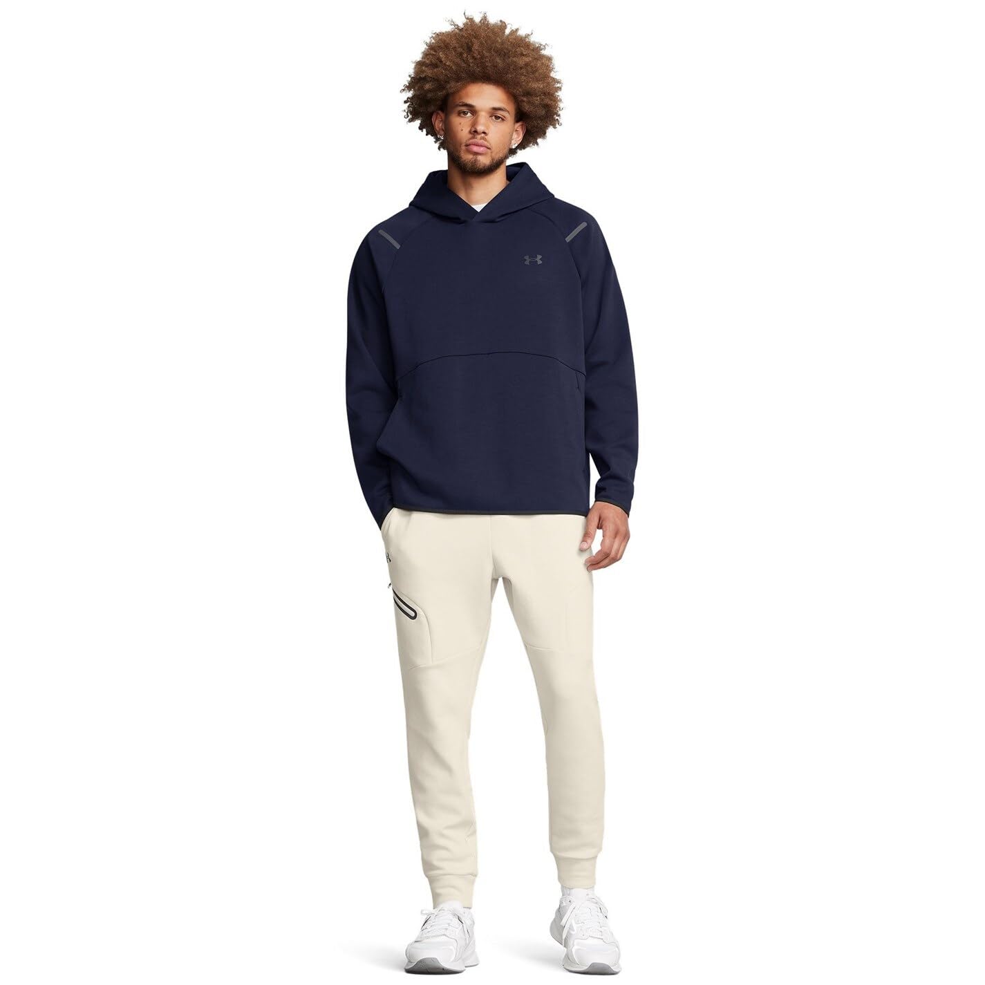 Under Armour UA Unstoppable Flc Jgr EU Erkek Sweatpant Summit White / / Black LG
