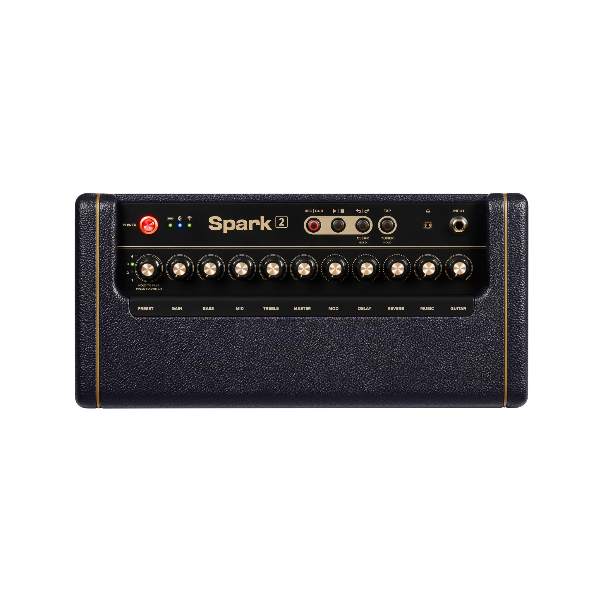 Positive Grid Spark 2 50W Akıllı Gitar Pratik Amp ve Bluetooth Hoparlör, Dahili Looper, AI Özellikleri ve Elektrik, Akustik ve Bas Gitar için Akıllı Uygulama