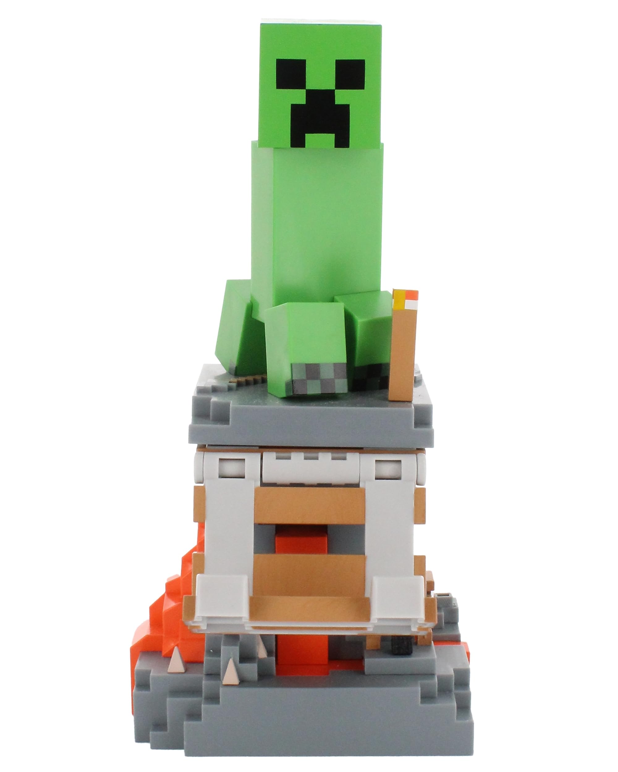 Cable Guys – Minecraft Creeper oyun aksesuarı tutucu ve cep telefonu tutucu, çoğu kumanda (Xbox, Play Station, Nintendo Switch) ve cep telefonu için
