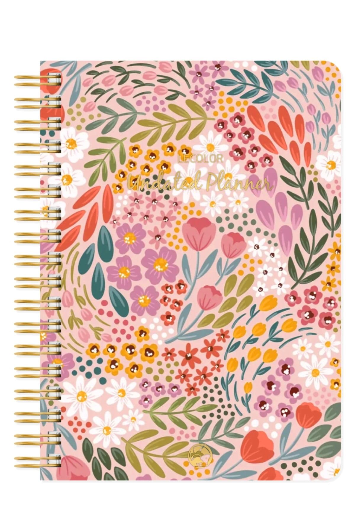 Le Color Süresiz Planlayıcı Spiralli Ajanda Defter Botanical 17x24 cm