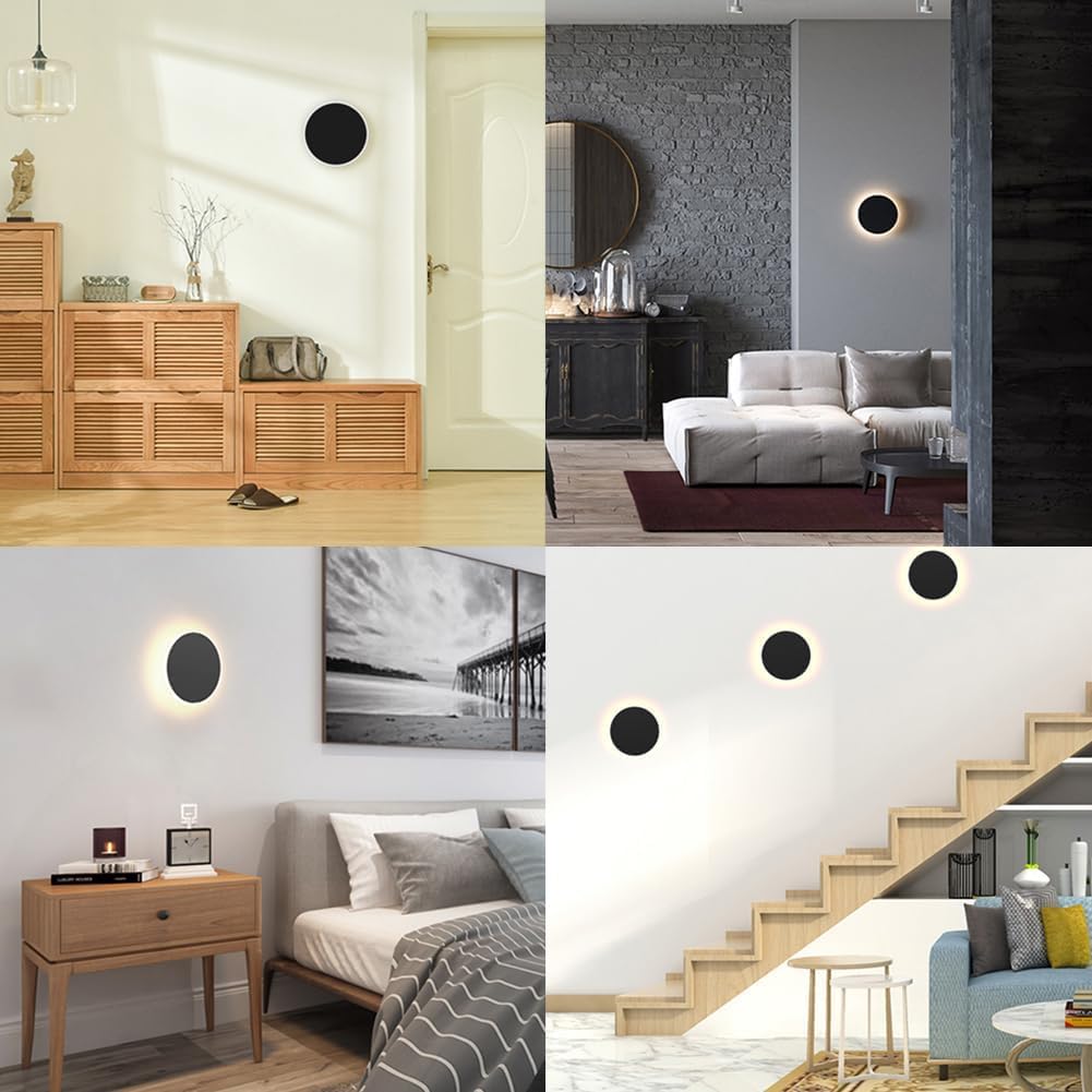 Ucuz Geldi Dekoratif Led Işık Dokunmatik Renk Geçişli Duvar Aydınlatma 6w 14cm Luna Hero Led Aplik Üç Renk Işık