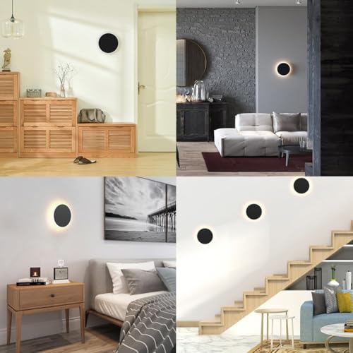Ucuz Geldi Dekoratif Led Işık Dokunmatik Renk Geçişli Duvar Aydınlatma 6w 14cm Luna Hero Led Aplik Üç Renk Işık