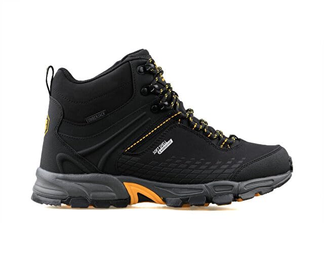 LUMBERJACK FLAKE HI 4PR Erkek Outdoor High Sneaker, 46 Siyah