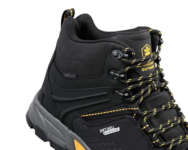LUMBERJACK FLAKE HI 4PR Erkek Outdoor High Sneaker, 46 Siyah